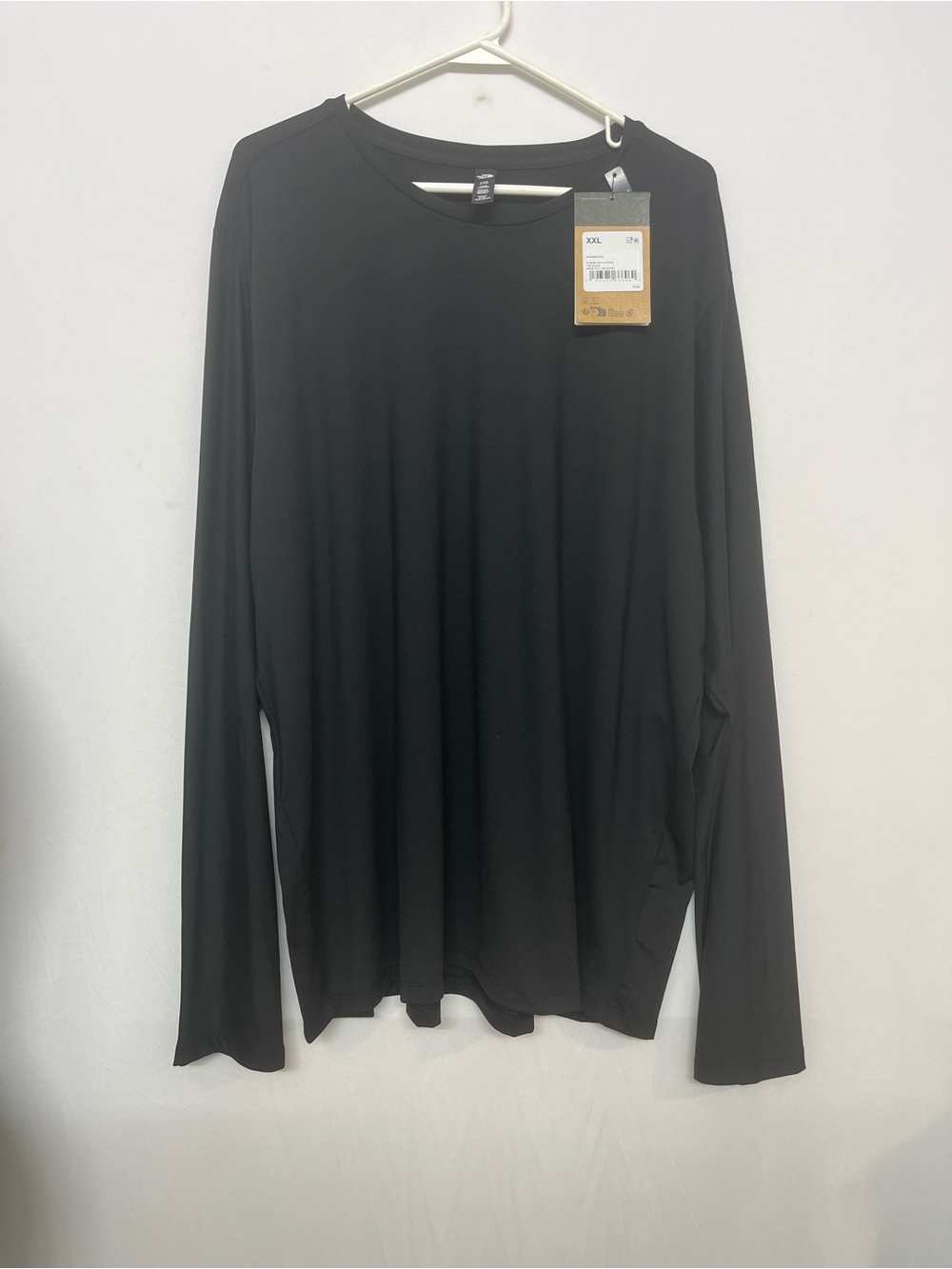 The North Face Black Long-Sleeve Crewneck Shirt